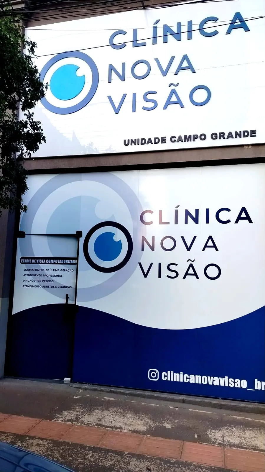 Fachada Clínica Nova Visão